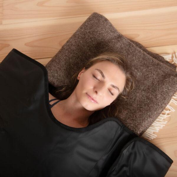 Nordic Therm Luksus infrarødt saunatæppe med tre varmezoner fra Aurora Wellness