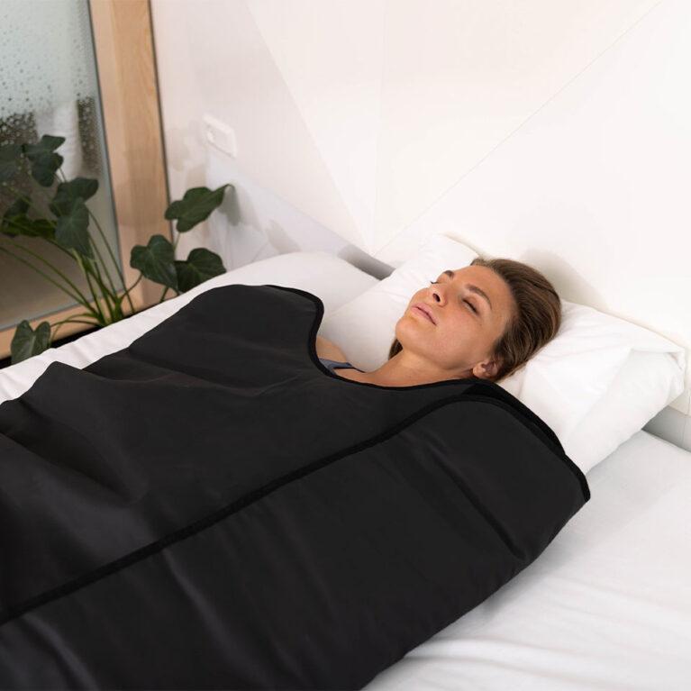 Nordic Therm DeLuxe infrarødt saunatæppe med tre varmezoner fra Aurora Wellness